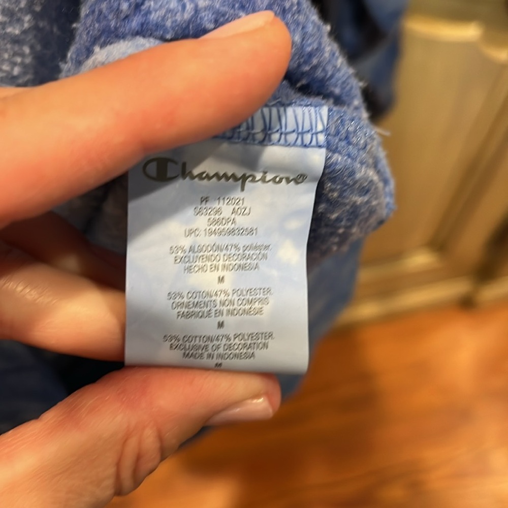 Champion blue tie dyed hoodie - Picture 5 of 5